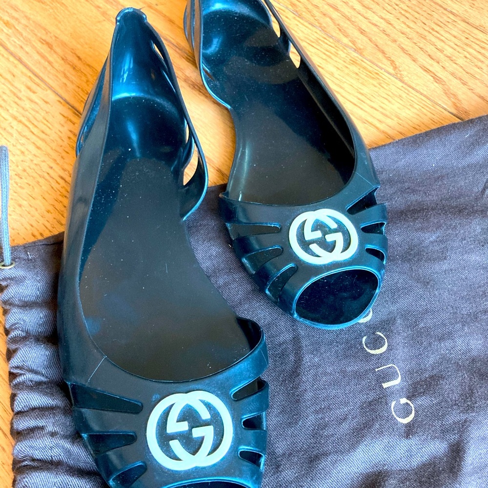 Gucci Jelly Flats